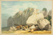 Leigh Tor rotsen bij Poundsgate, vlakbij de New Bridge aan de Dart Devon - John White Abbott — weergave van het kunstwerk