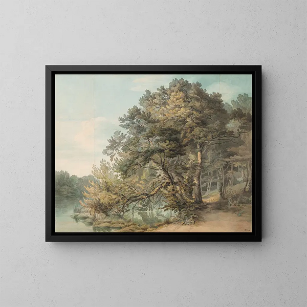 Peamore Devon - John White Abbott — framed artwork on a wall