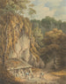 Carrière d'ardoise à Widecombe, Devon - John White Abbott — weergave van het kunstwerk