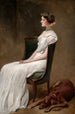 Mademoiselle Dorothy Quincy Roosevelt - John White Alexander — weergave van het kunstwerk