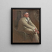 Portret van William Denny - John White Alexander — ingelijst kunstwerk aan de muur