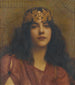 Een Perzische prinses - John William Godward — weergave van het kunstwerk