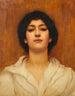 Een schoonheid - John William Godward — weergave van het kunstwerk