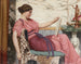 Een amateur - John William Godward — weergave van het kunstwerk