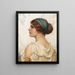 Atalante - John William Godward — ingelijst kunstwerk aan de muur