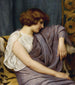 Briséis - John William Godward — weergave van het kunstwerk