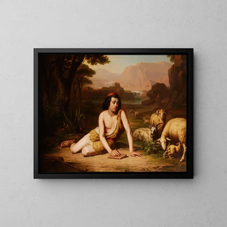 John William Godward - Giotto drawing from nature.webp