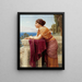 Le Belvédère - John William Godward — ingelijst kunstwerk aan de muur