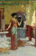 Le Bouquet 1899 - John William Godward — weergave van het kunstwerk