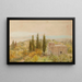 Country house in Algiers - John William North — framed artwork on a wall