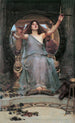 Circé offering de beker aan Odysseus - John William Waterhouse — weergave van het kunstwerk