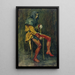 Touchstone le bouffon - John William Waterhouse — ingelijst kunstwerk aan de muur
