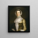 Portret van mevrouw Richard Nichols - John Wollaston de Jonge — ingelijst kunstwerk aan de muur