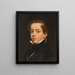 portret van de neef van de kunstenaar, Edwin Wood - John Wood — ingelijst kunstwerk aan de muur