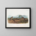van Townsend's Arvicola, Arvicola met puntige neus, Riverrat - John Woodhouse Audubon — ingelijst kunstwerk aan de muur
