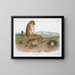 Spermophile de Ludovic - John Woodhouse Audubon — ingelijst kunstwerk aan de muur