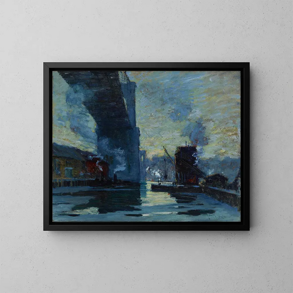 The Bridge - Jonas Lie — framed artwork on a wall
