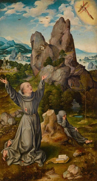 Joos Van Cleve - Saint Francis Receiving the Stigmata.webp