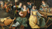 Een muzikantenvereniging - Joos van Winghe — weergave van het kunstwerk