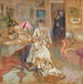 Jos Hessel et sa femme rue de Rivoli - Édouard Vuillard — gepresenteerd in een interieur