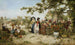 Het Bloemenmarkt - José Benlliure y Gil — weergave van het kunstwerk
