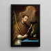 Saint Jean Népomucène - José Campeche y Jordán — framed artwork on a wall