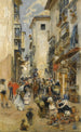 In de straat - José García Ramos — weergave van het kunstwerk