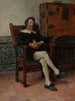 Een moment van rust - José Jiménez y Aranda — weergave van het kunstwerk