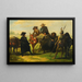 Sancho Panza en Don Quichotte - José Jiménez y Aranda — ingelijst kunstwerk aan de muur