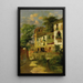 Maisons espagnoles - José María Jardines — ingelijst kunstwerk aan de muur
