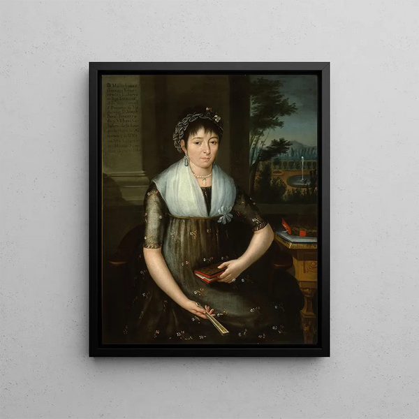 Jos Mara Vzquez - Portrait of Doa Mara Luisa Gonzaga Foncerrada y Labarrieta.webp