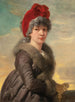 Portret van een vrouw - Josef Abel — weergave van het kunstwerk