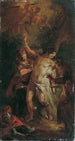 Sint Sebastiaan en de vrouwen - Josef Anton Mesmer — weergave van het kunstwerk
