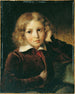 Portret van een jongen - Josef Bayer — weergave van het kunstwerk
