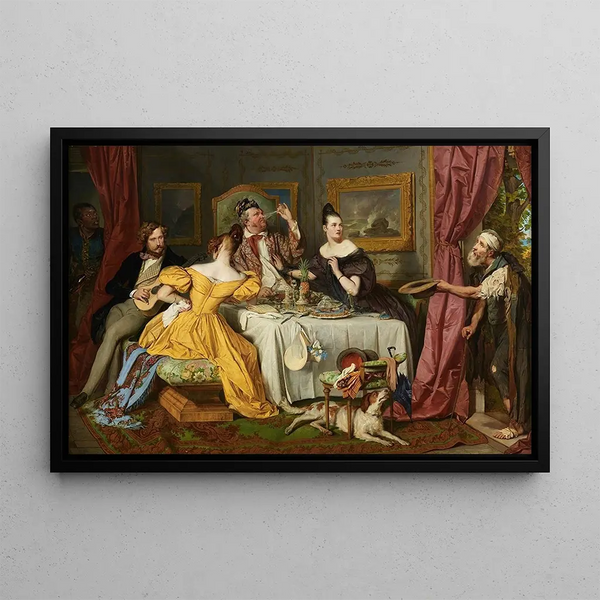 Josef Danhauser - Der reiche Prasser.webp