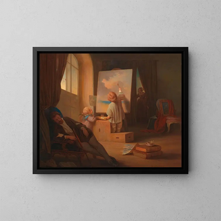 Josef Danhauser - Der schlafende Maler.webp