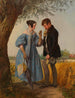 La rencontre - Josef Danhauser — artwork view