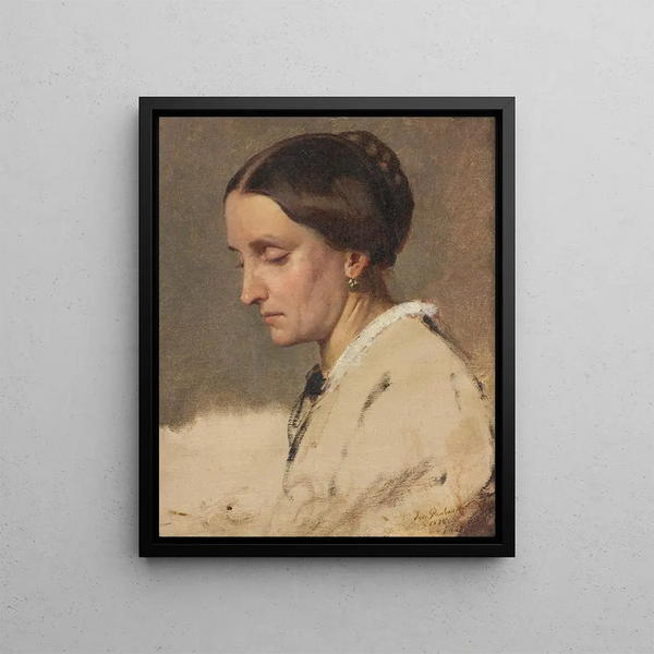 Josef Danhauser - Frauenportrt.webp