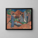 Begrafenis - Josef Eberz — ingelijst kunstwerk aan de muur