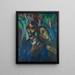 Jews - Josef Eberz — framed artwork on a wall