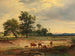 Landschap met een herder rustend bij Mödling - Josef Feid — weergave van het kunstwerk
