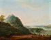 van wijnoogst nabij Wenen met uitzicht op Klosterneuburg, de Leopoldsberg, de Bisamberg en Korneuburg - Josef Heideloff — weergave van het kunstwerk