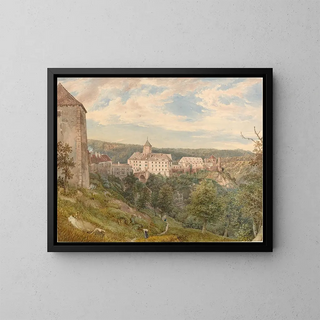 Josef Hger - Eichhorn Castle at Evening.webp