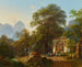 Kapel in het bos - Josef Höger — weergave van het kunstwerk