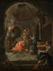 Saul en de tovernaar van Endor - Josef Ignaz Mildorfer — weergave van het kunstwerk