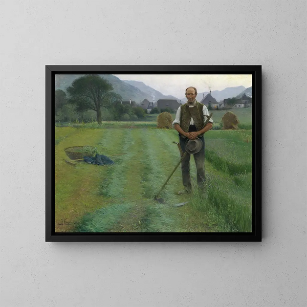Evening Songs - Josef Kinzel — framed artwork on a wall