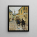 De musici van de Wachau keren terug naar huis - Josef Kinzel — ingelijst kunstwerk aan de muur