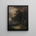Stormy Landscape - Josef Kreutzinger — framed artwork on a wall
