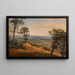 Uitzicht op de Donau - Josef Kuwasseg — ingelijst kunstwerk aan de muur
