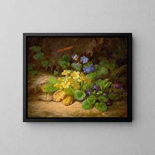 Josef Lauer - Kleines Blumenstck Alpenblumen.webp